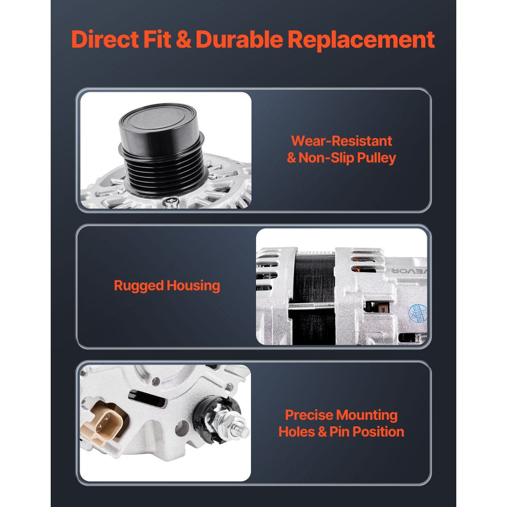Alternator Car Alternator for Dodge Journey SE Value 2.4L 2020 SXT 12-18
