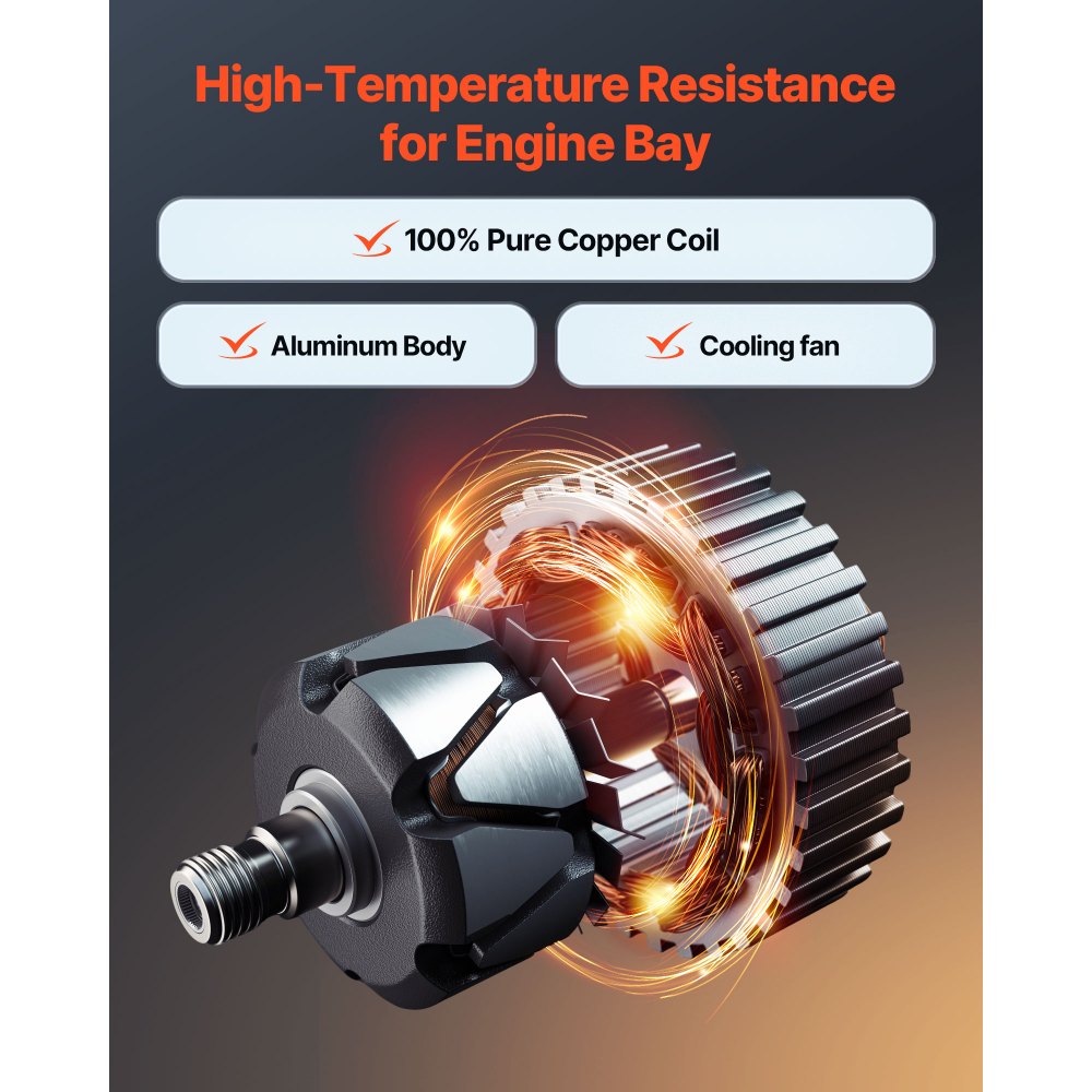 Alternator Car Alternator for Dodge Journey SE Value 2.4L 2020 SXT 12-18