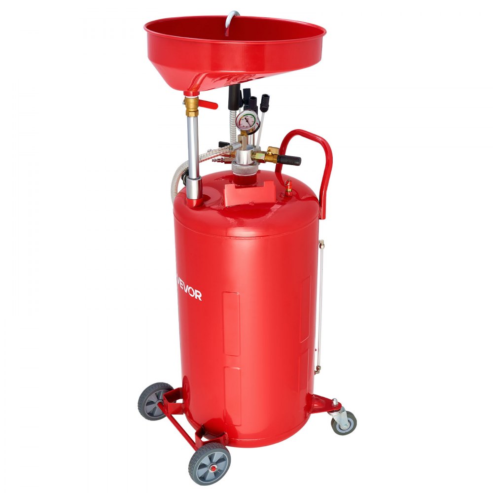 Waste Oil Drain Tank 79.5L Air Operated Portable Oil Drainer