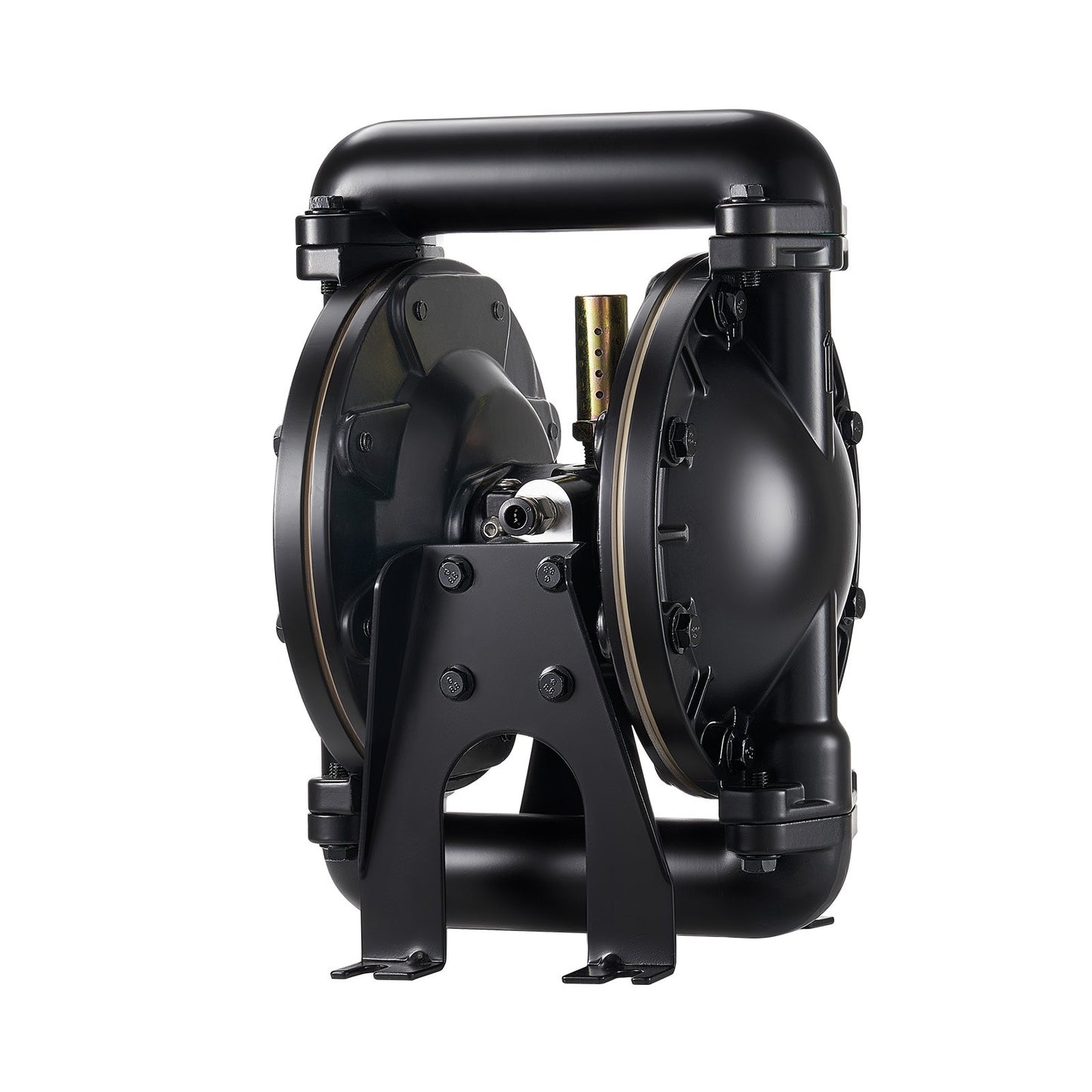 Air Operated Double Diaphragm Pump, 132.49 LPM Max, Standard Inlet & Outlet Air Pneumatic Waste Oil Transfer Pump, Aluminum Alloy Body, Dual Diaphragms, for Diesel, Grease, Kerosene, Gasoline