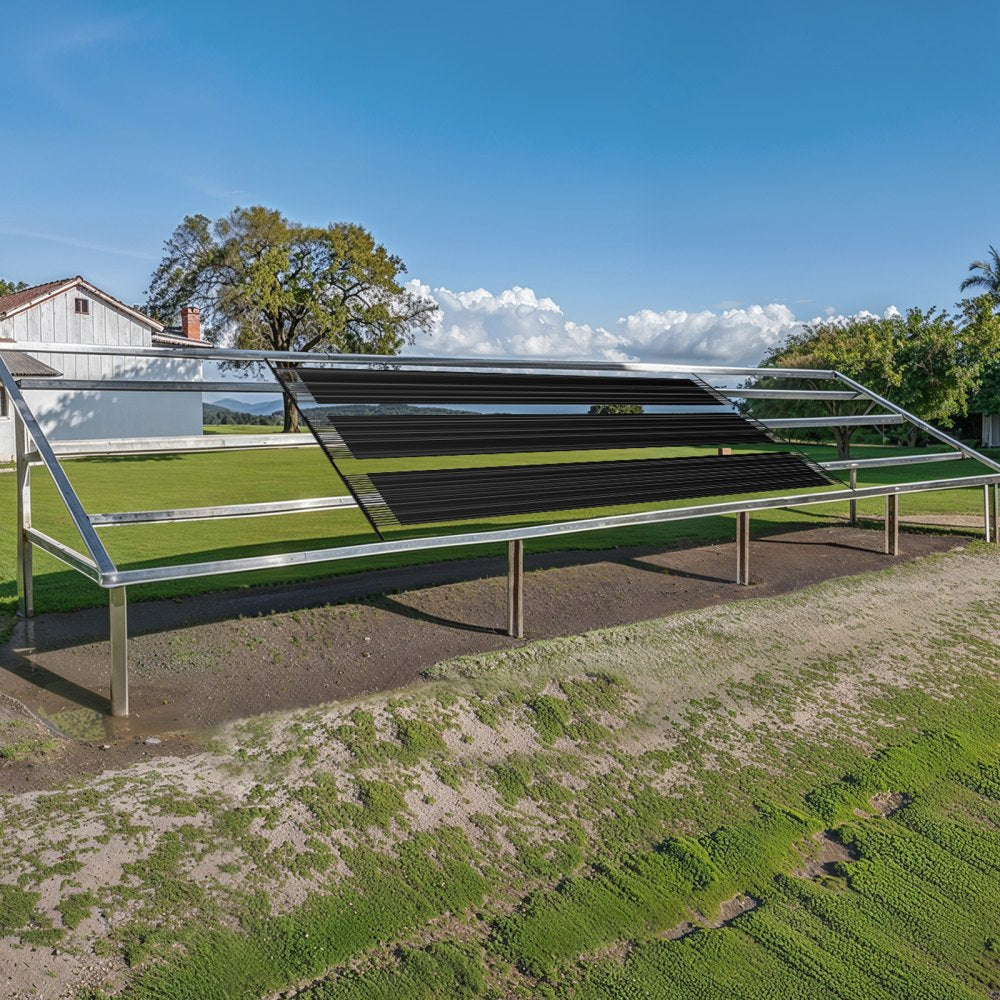 VEVOR Solar Pool Heater 1235 x 7340mm Aboveground & Inground Pool Heating System