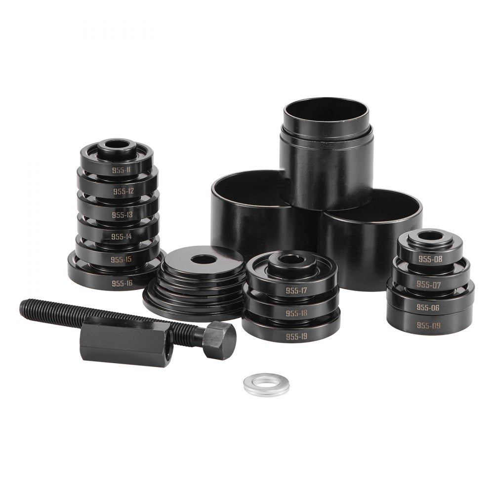 Wheel Bearing Press Kit, 23 PCS FWD Bearing Puller Tools, for Front Wheel Drive Bearing Removal and Installation, Wheel Bearing Tool with Sliding Screw, Bushings, Sleeve Plates, Storage Case