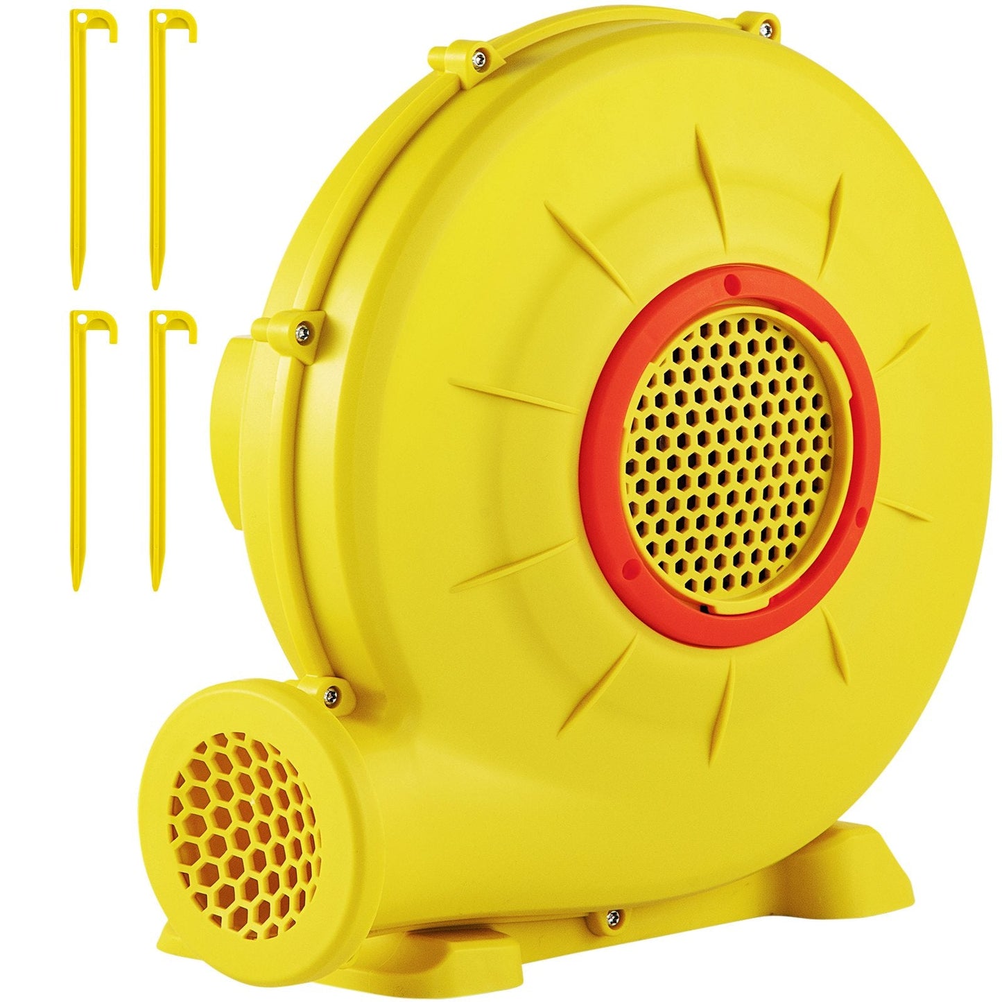 Inflatable Bounce House Air Blower Pump 450W, 0.6HP, 450 m³/h, Yellow