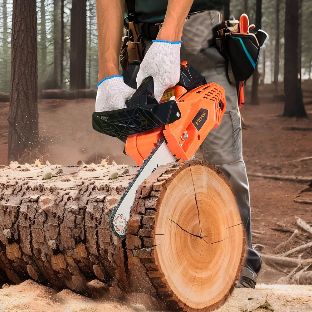 25cc Gas Chainsaw 0.75 kW Gas Powered 305 mm Chainsaw For Wood Cutting