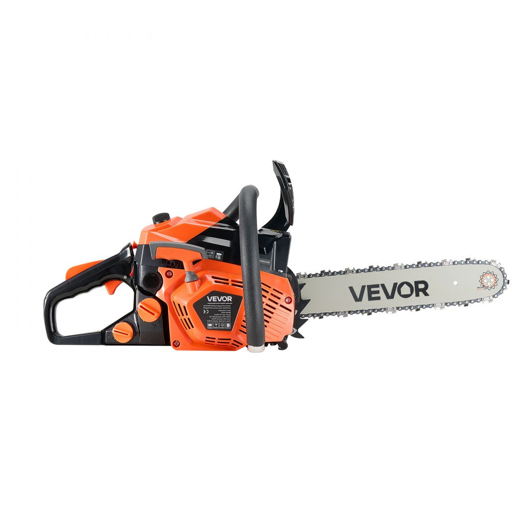 VEVOR 40cc Gas Chainsaw 1.3 kW Gas Powered 355 mm Chainsaw For Wood Cutting