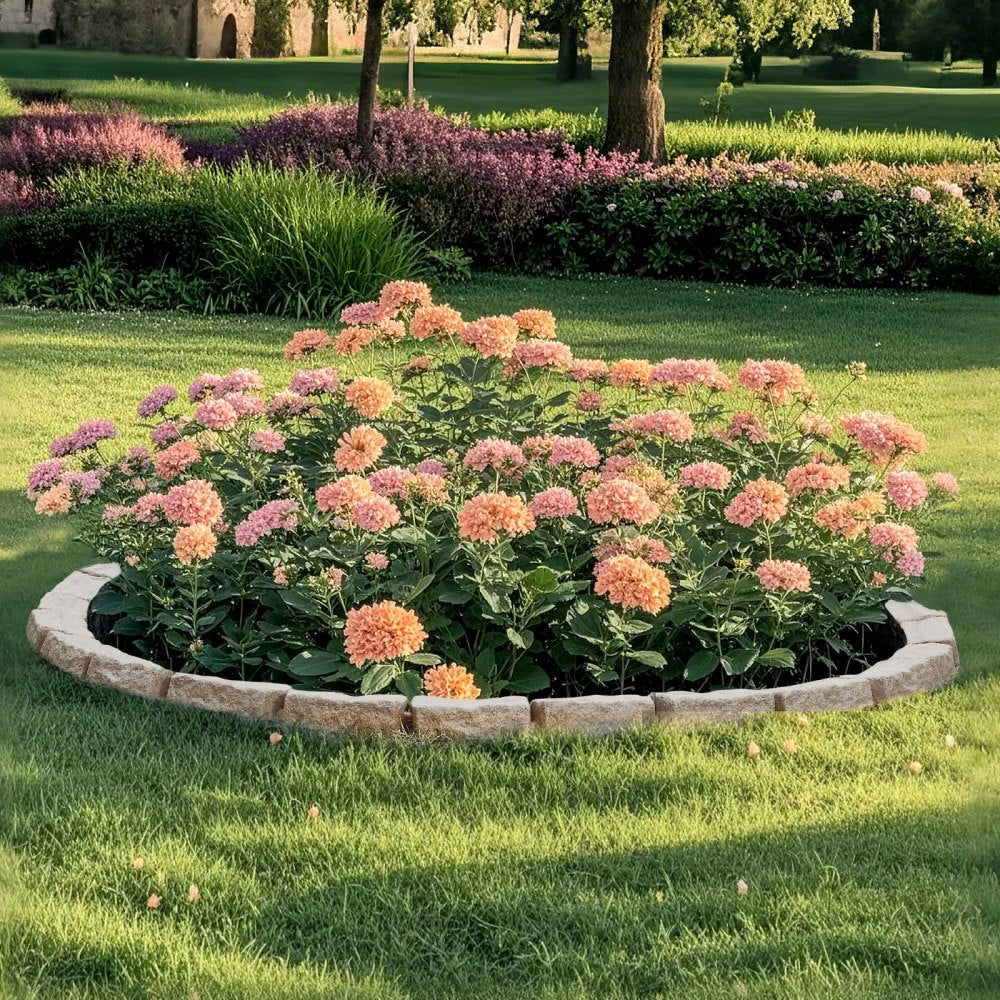 VEVOR Fake Stone Landscape Edging 46.2 x 2.2 in Lawn Edging Fade-Resistant