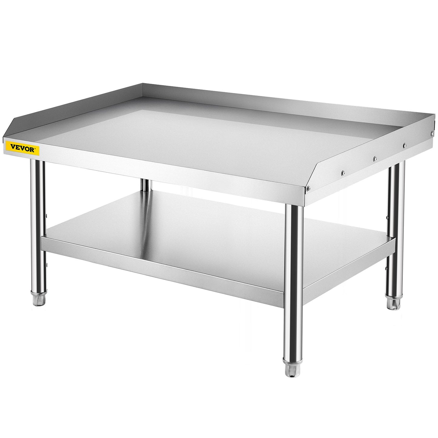 VEVOR Stainless Steel Equipment Grill Stand, 122 x 76 x 61cm Stainless Table, Grill
