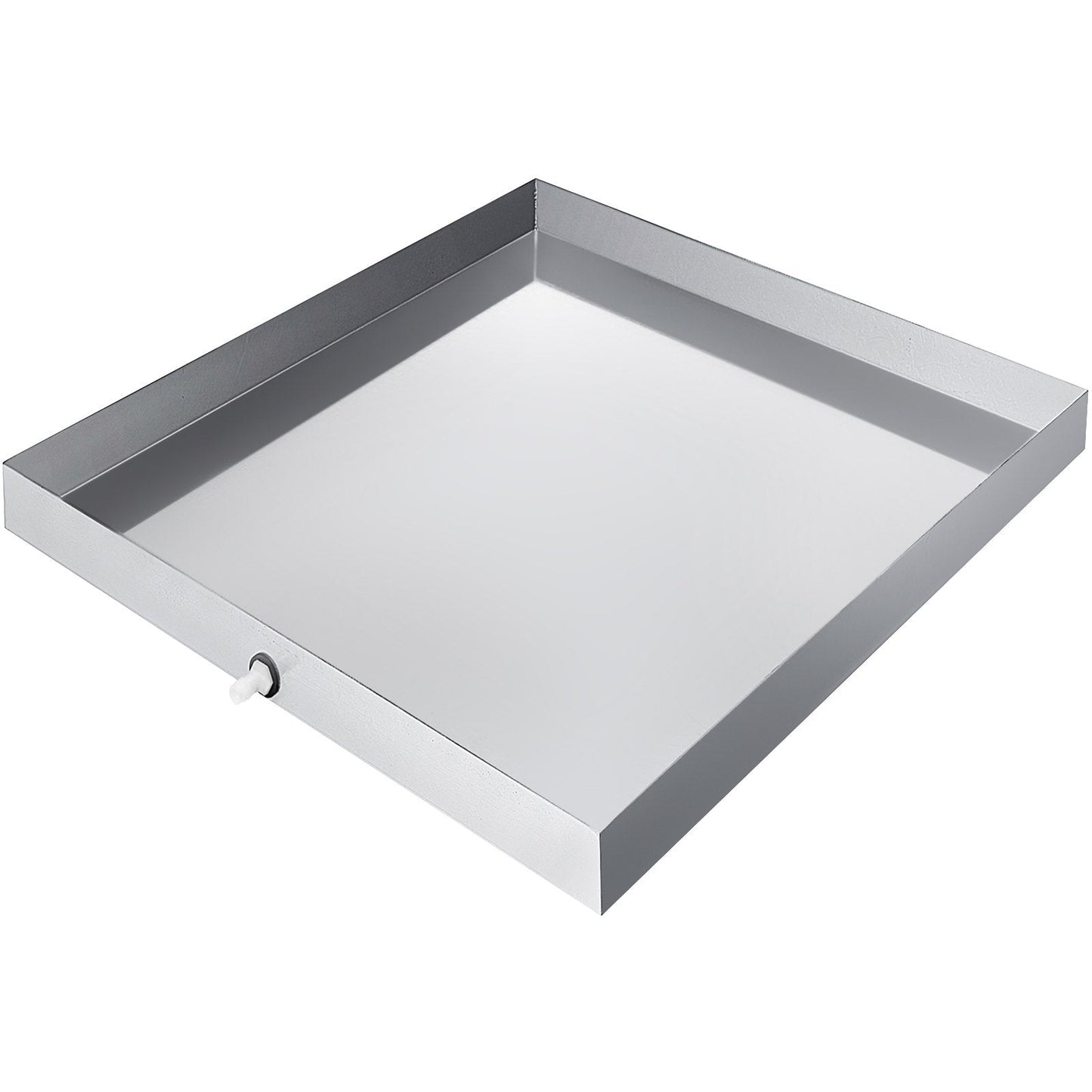 Stainless Steel Washing Machine Pan with Drain, 0.81m x 0.76m x 0.06m, 6.4kg