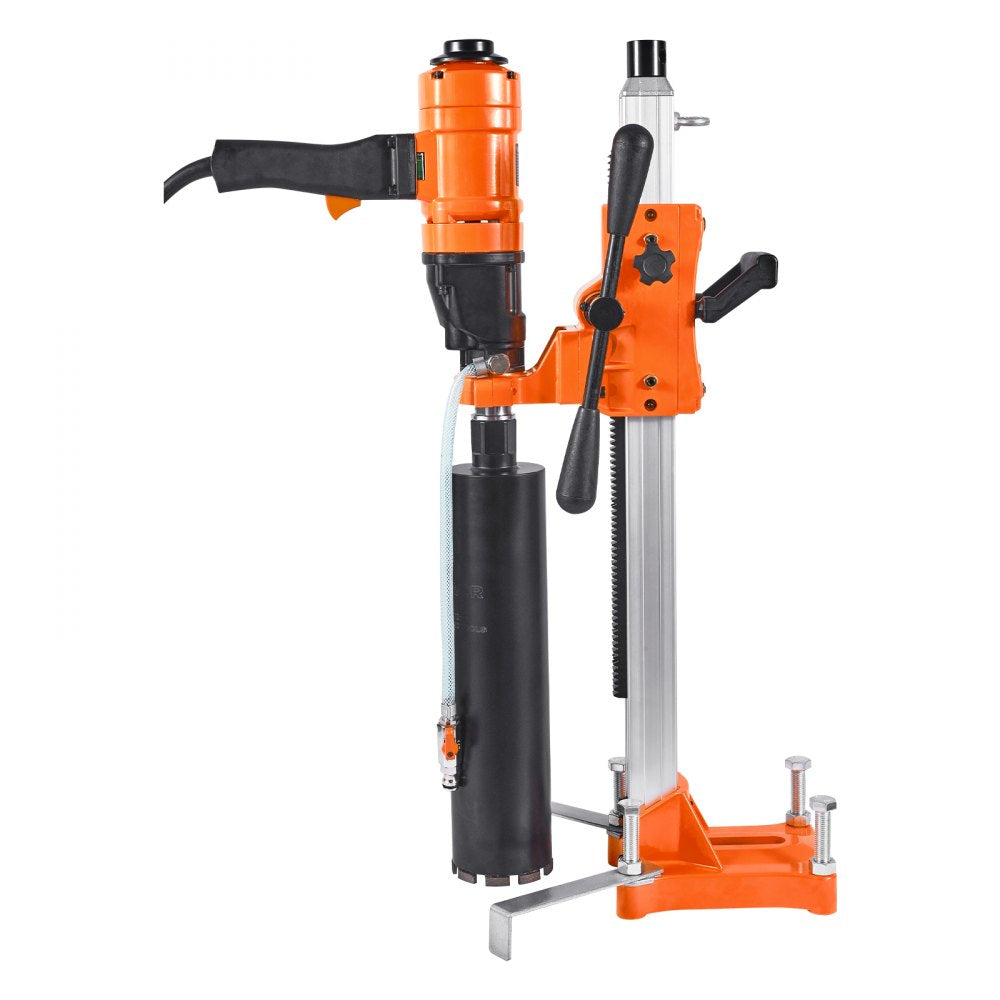 VEVOR Diamond Core Drill Machine Handheld & Stand Concrete Core Drill Rig 200 mm