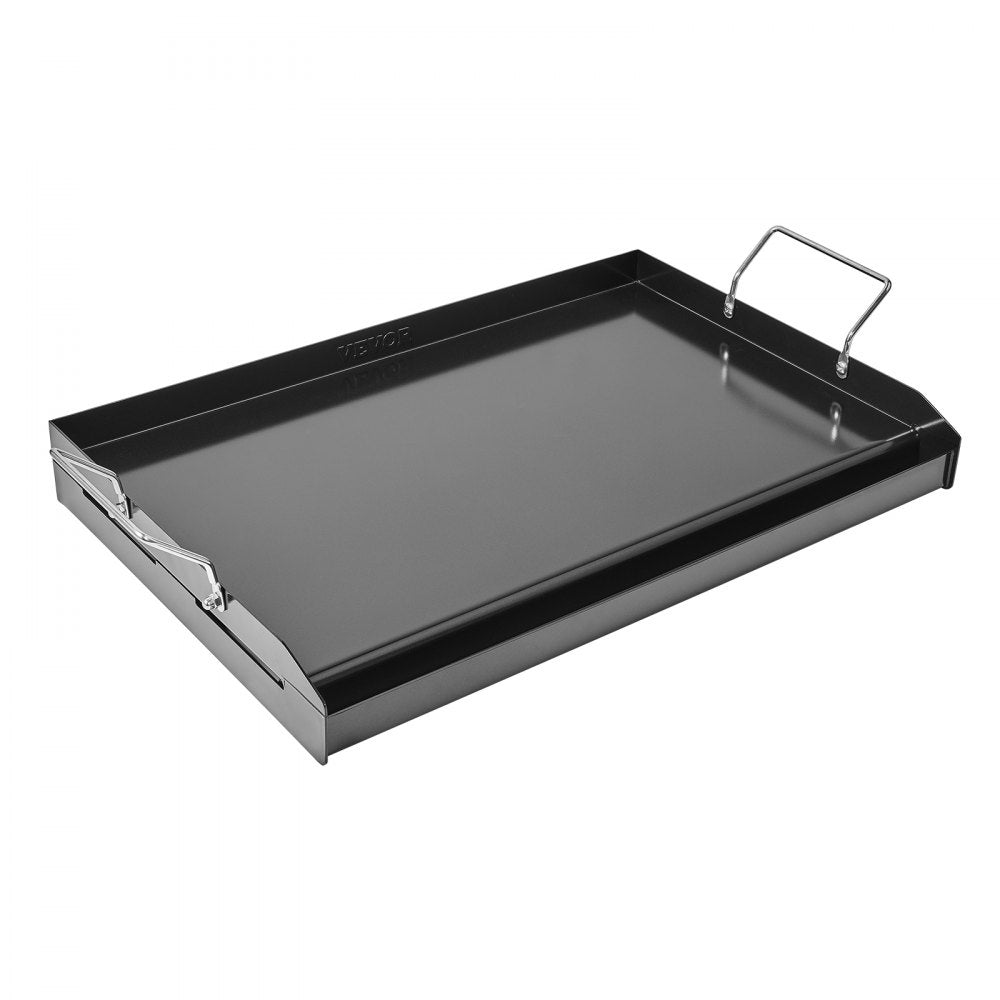 VEVOR 24x16 in Flat Top Griddle Carbon Steel Universal BBQ Grill Pan Cookware
