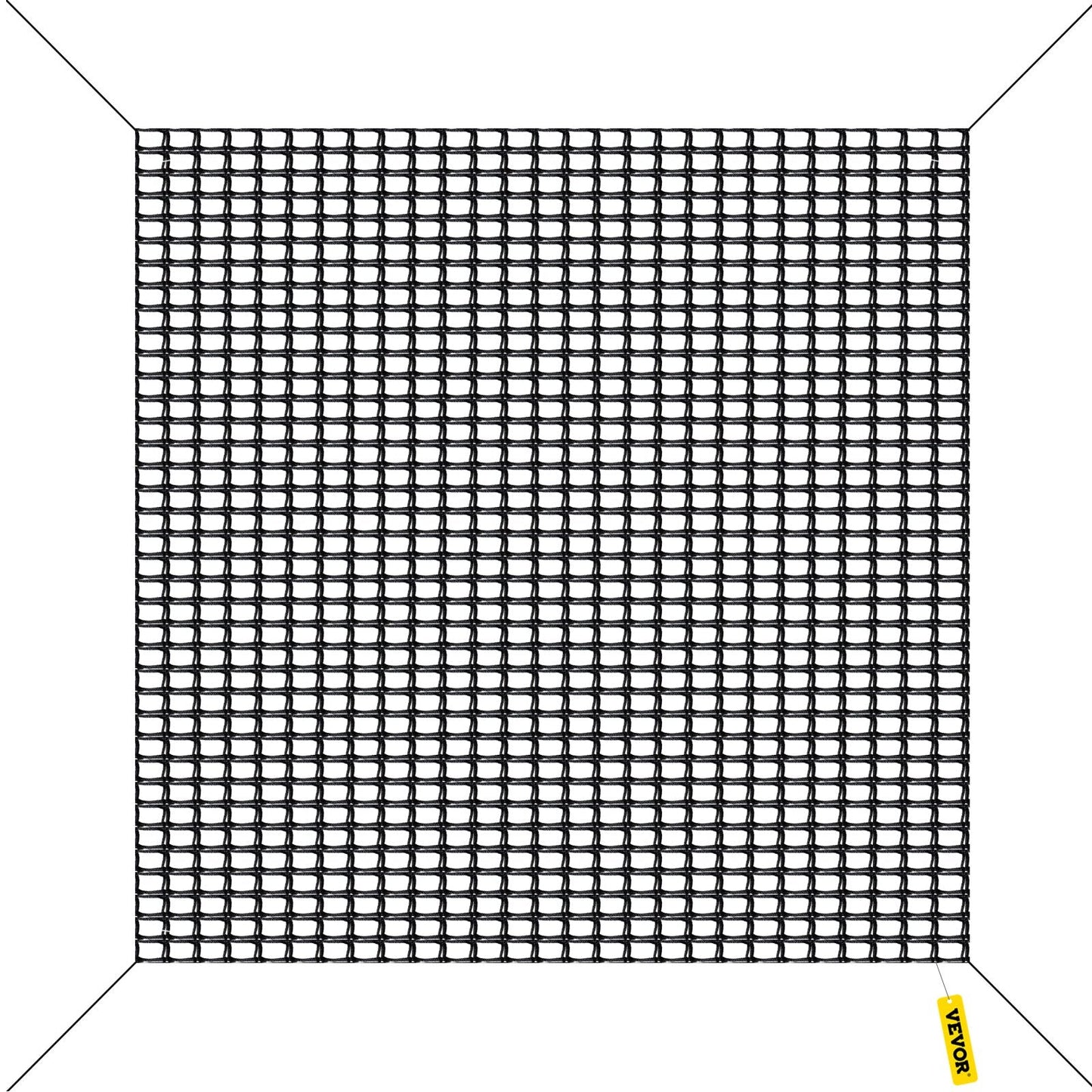 Durable 4.5m x 4.5m Outdoor Playground Climbing Net, 227kg Capacity, Black