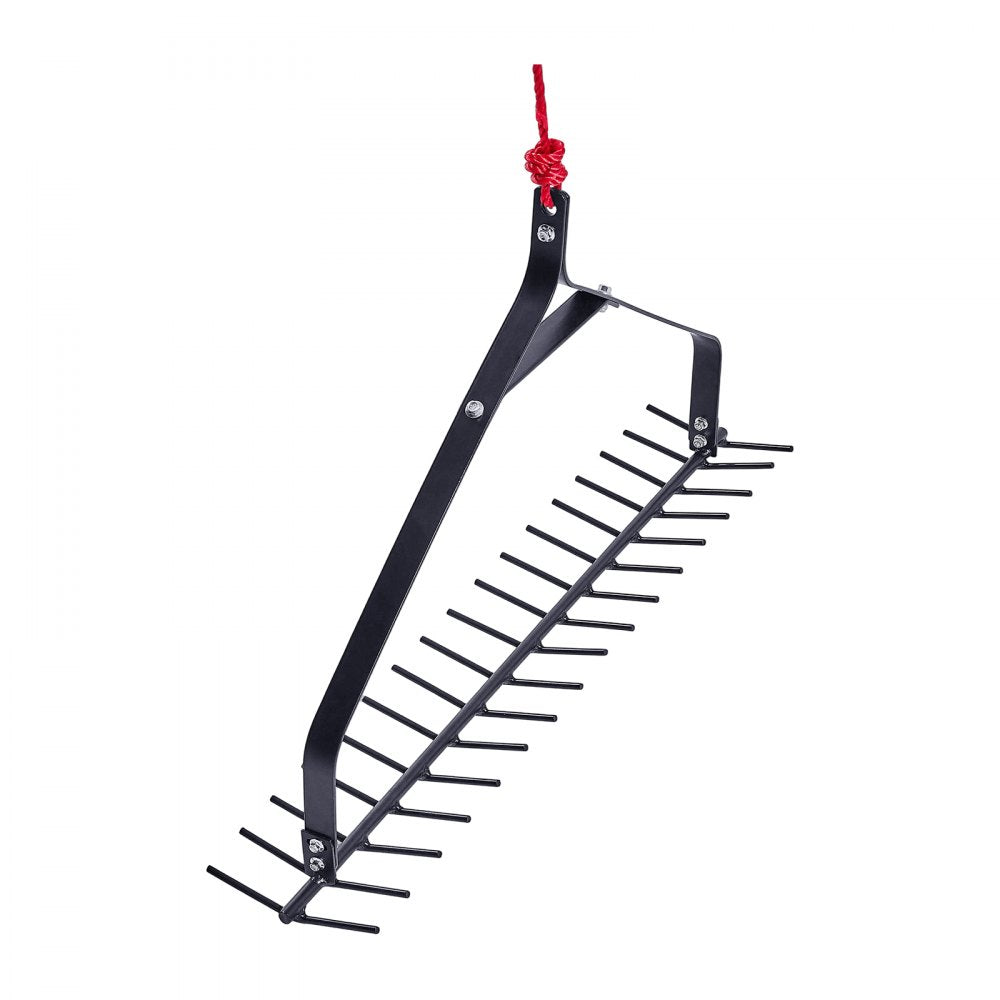 VEVOR 32x6.3 in Pond Aquatic Weed Rake Double-Sided Lake Weed Rake 30ft Rope