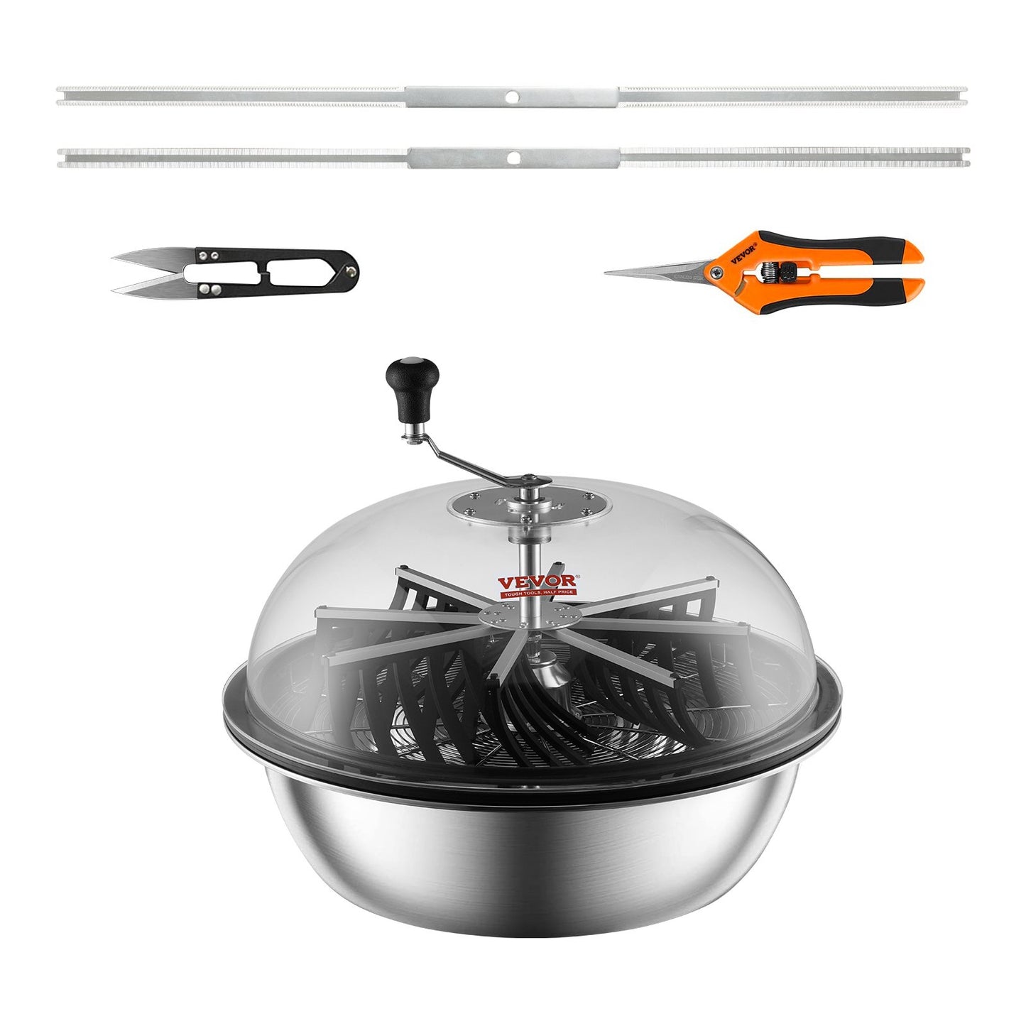 VEVOR Bud Leaf Trimmer 24 inch Stainless Steel Manual Bud Trimmer Machine