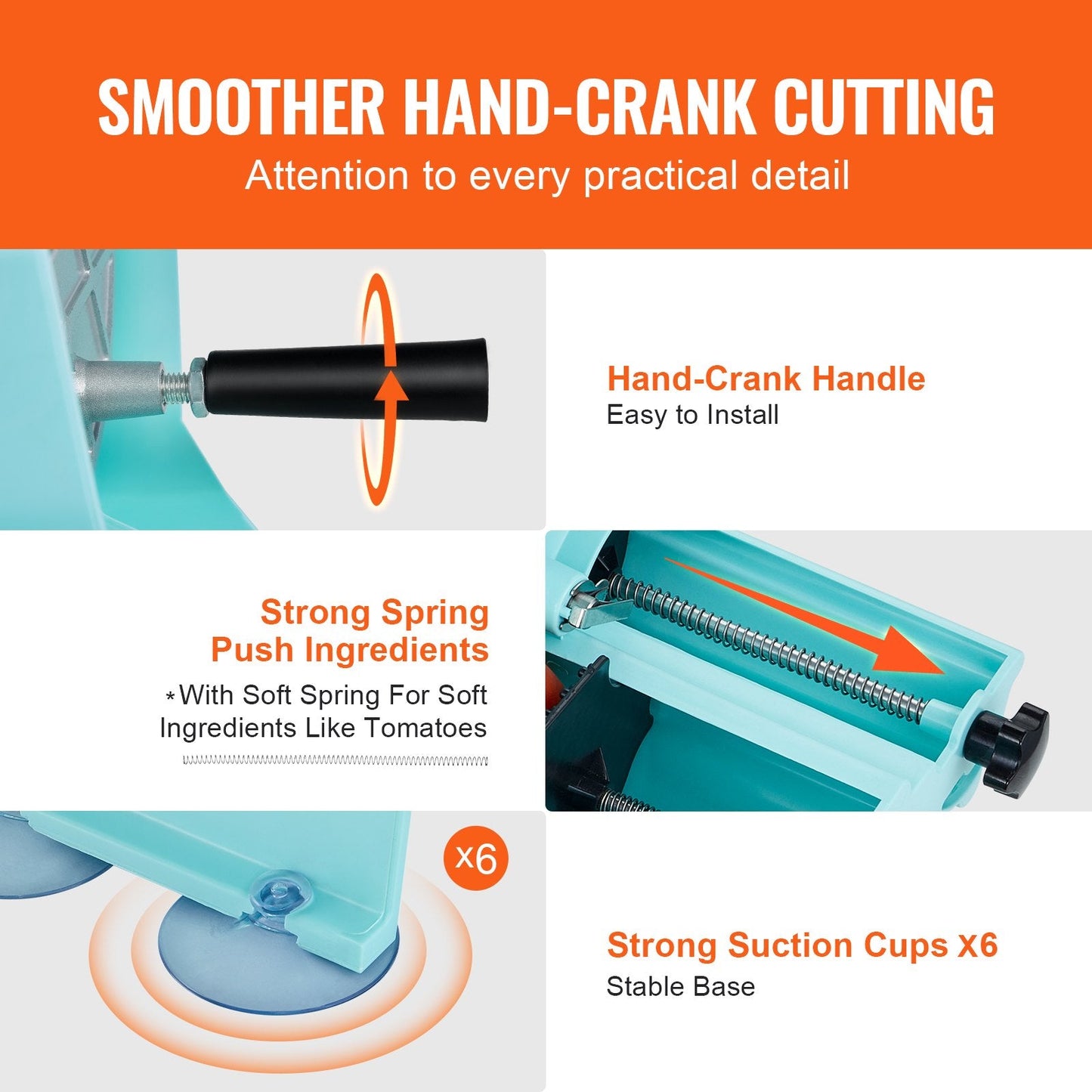 Manual Vegetable and Fruit Slicer, 0-12mm Adjustable Thickness, Stainless Steel