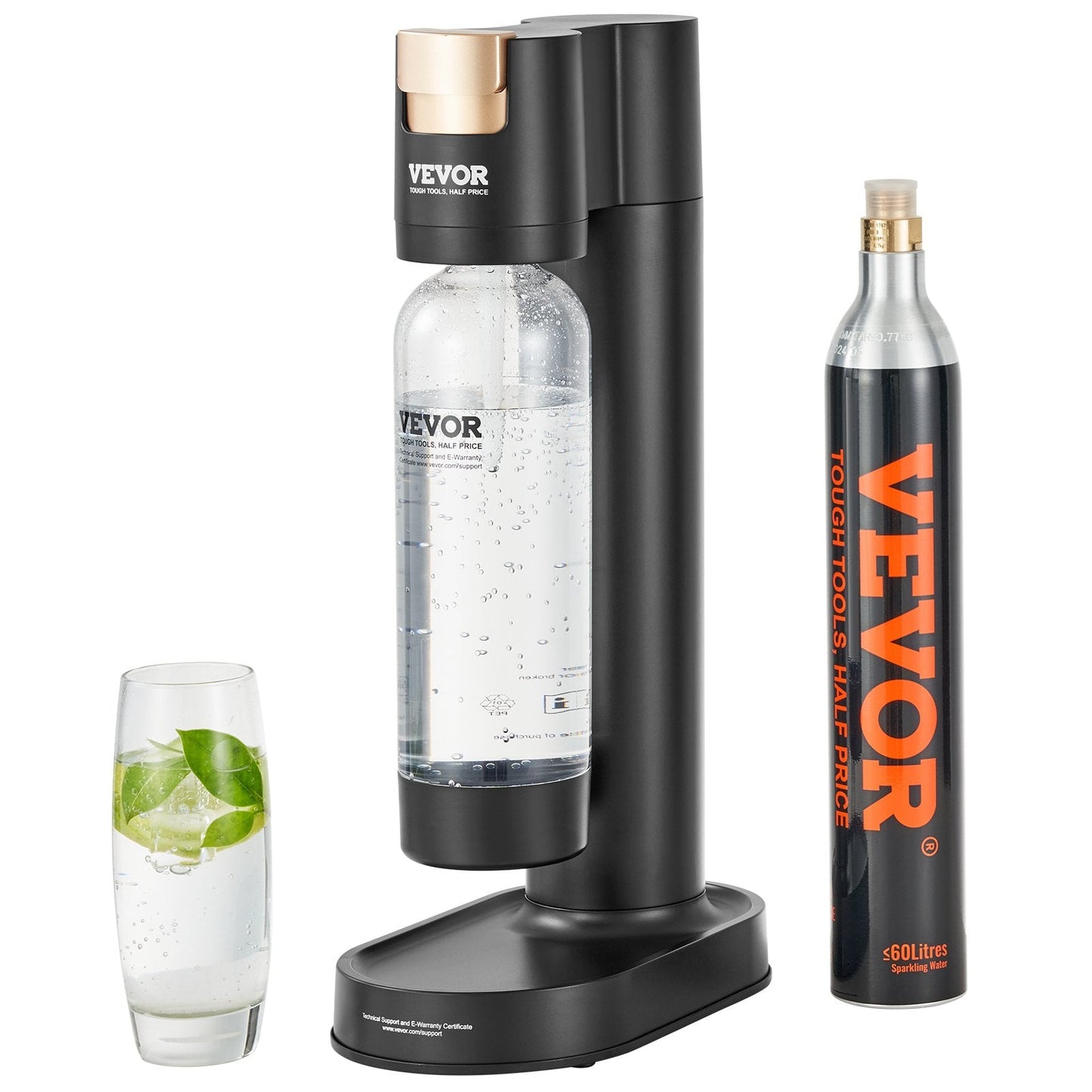 Home Soda Maker with 1L Bottle & CO2 Cylinder, 1.86 kg - HR-192-AUS