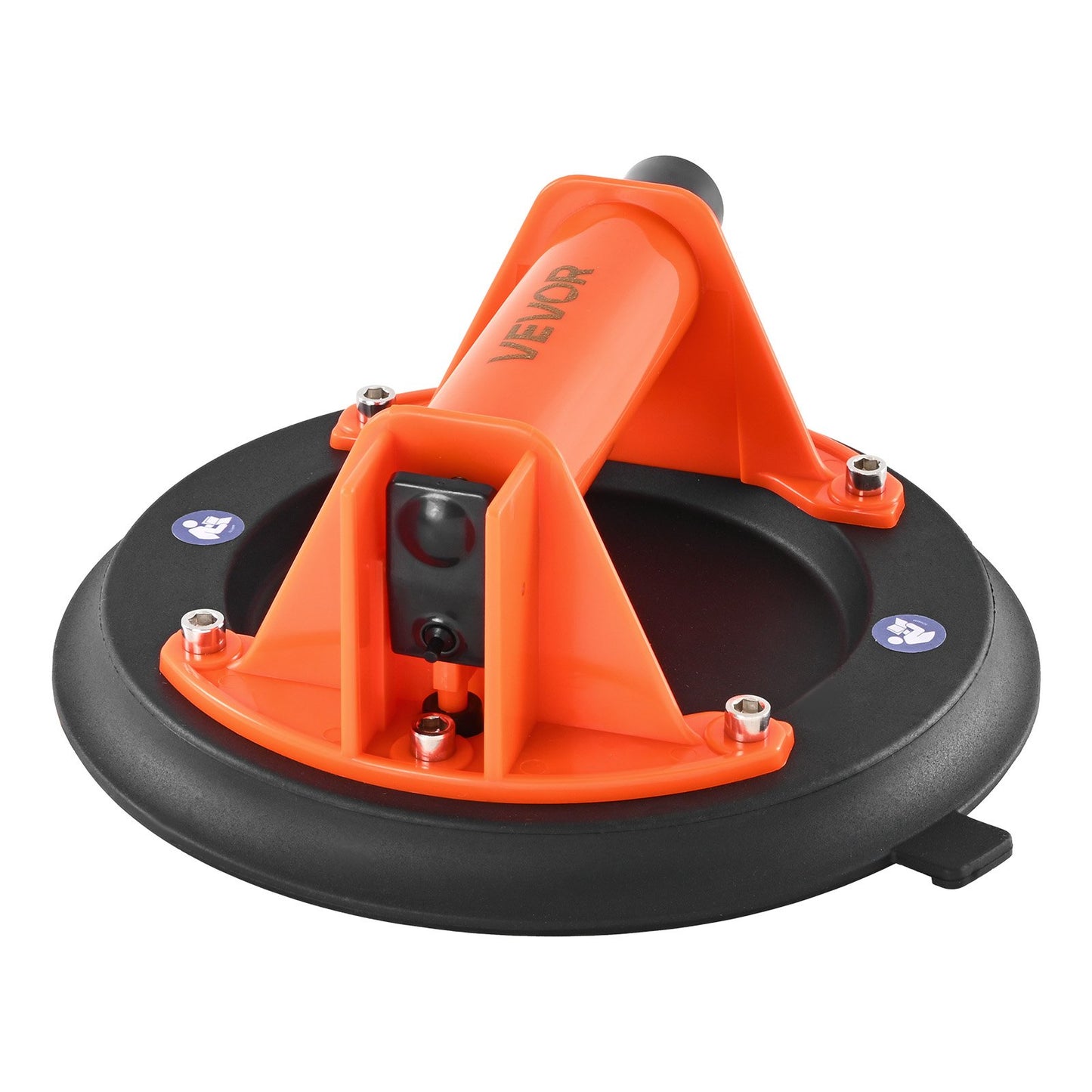 Vacuum Suction Cup, 203 mm Vacuum Glass Lifter with ABS Handle, 180 kg Max Lifting Capacity Tile Suction Cup Tool with Carrying Case for Lifting Large Tile, Granite, Drywall, Windows (1-Pack)