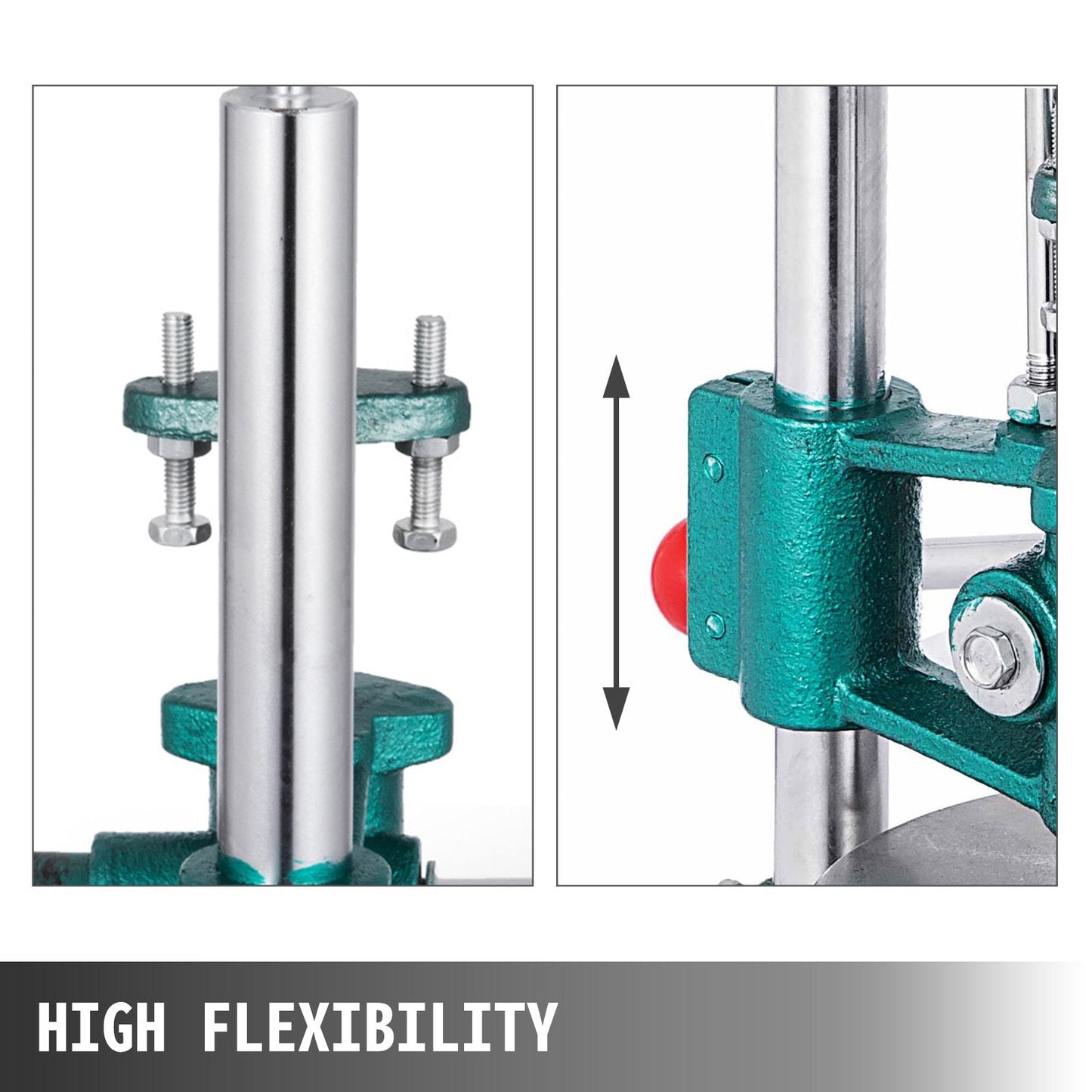 Manual Dough Sheeter & Pasta Maker with 0.2m Press Plate for Home Use