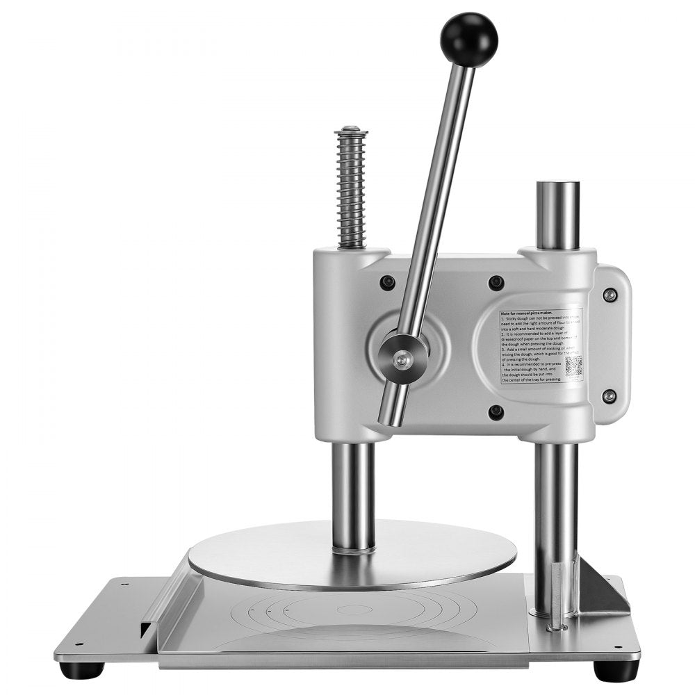 VEVOR 9.5 in Manual Pizza Dough Press Machine Commercial Pizza Pastry Sheeter