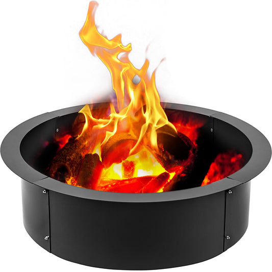 VEVOR Fire Pit Ring 45-Inch Outer/39-Inch Inner Diameter, 3.0mm Thick Heavy Duty