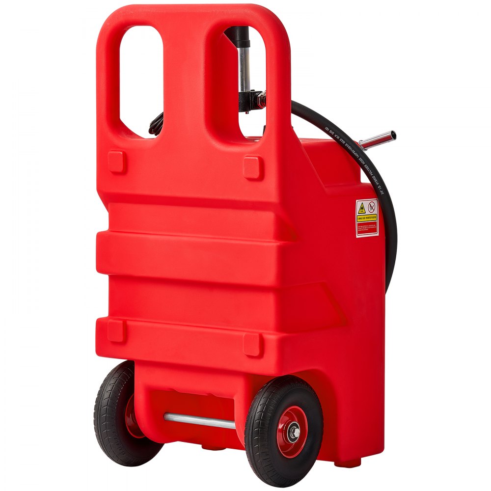 VEVOR Fuel Caddy 32 Gallon Portable Fuel Tank with 12V DC Electric Transfer Pump