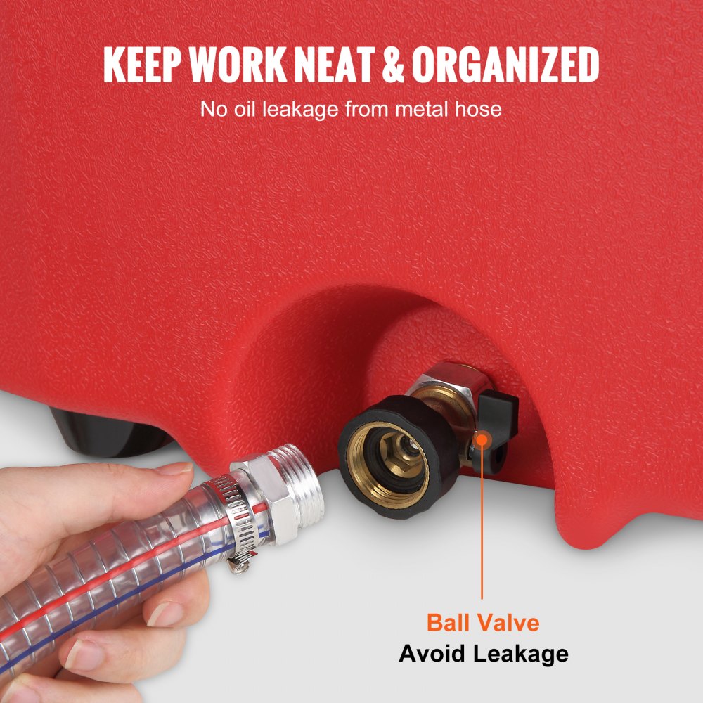 60.57L Fuel Caddy, 7.8 L/min, Portable Gas Storage Tank Container with Rubber Wheels, Gravity-flow Mode, Fuel Transfer Storage Tank for Gasoline Diesel Machine Oil Car Mowers Boat Motorcycle