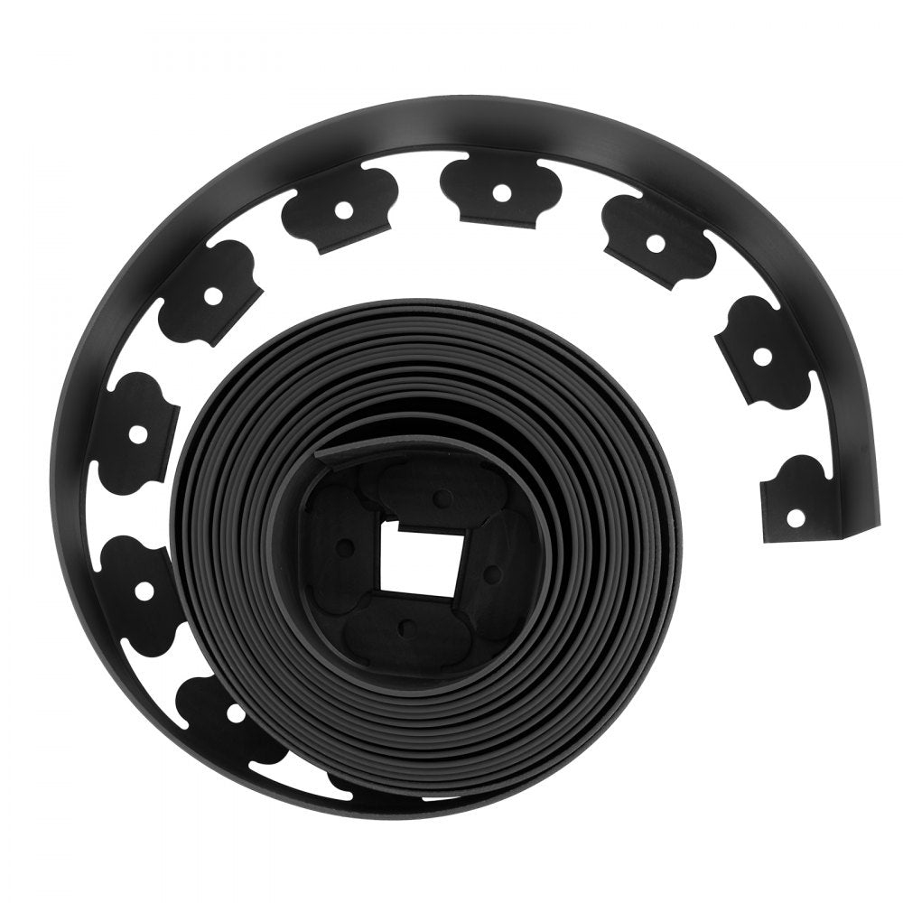 Landscape Edging 1000x10 cm L-Shaped Durable Plastic Garden Border No Dig