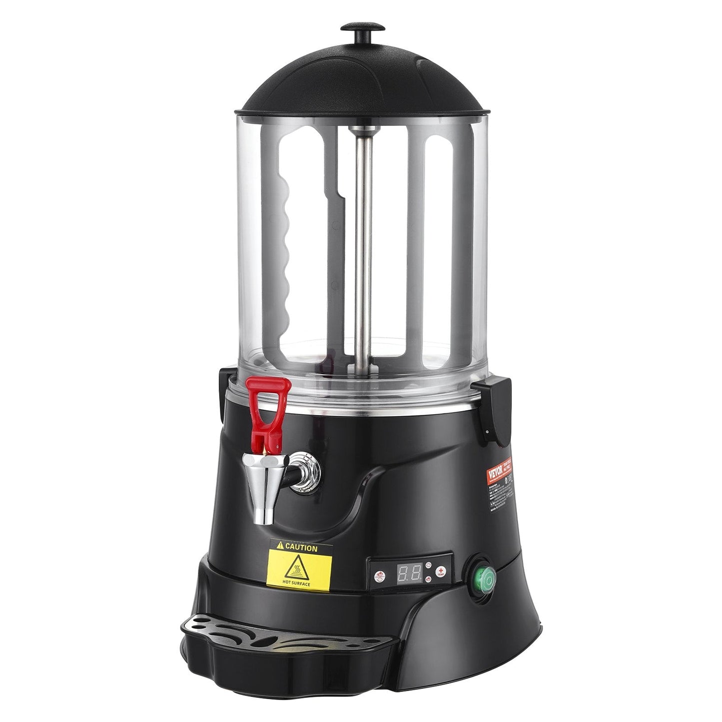 10L Electric Hot Chocolate Maker with Automatic Temperature Control, Black