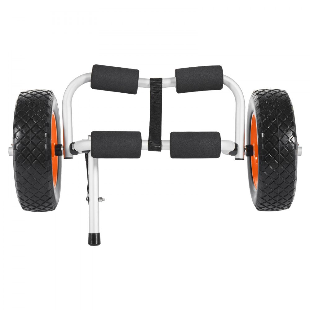 Kayak Cart 90 kg Foldable Canoe Carrier with 25.4 mm Solid Rubber Tires