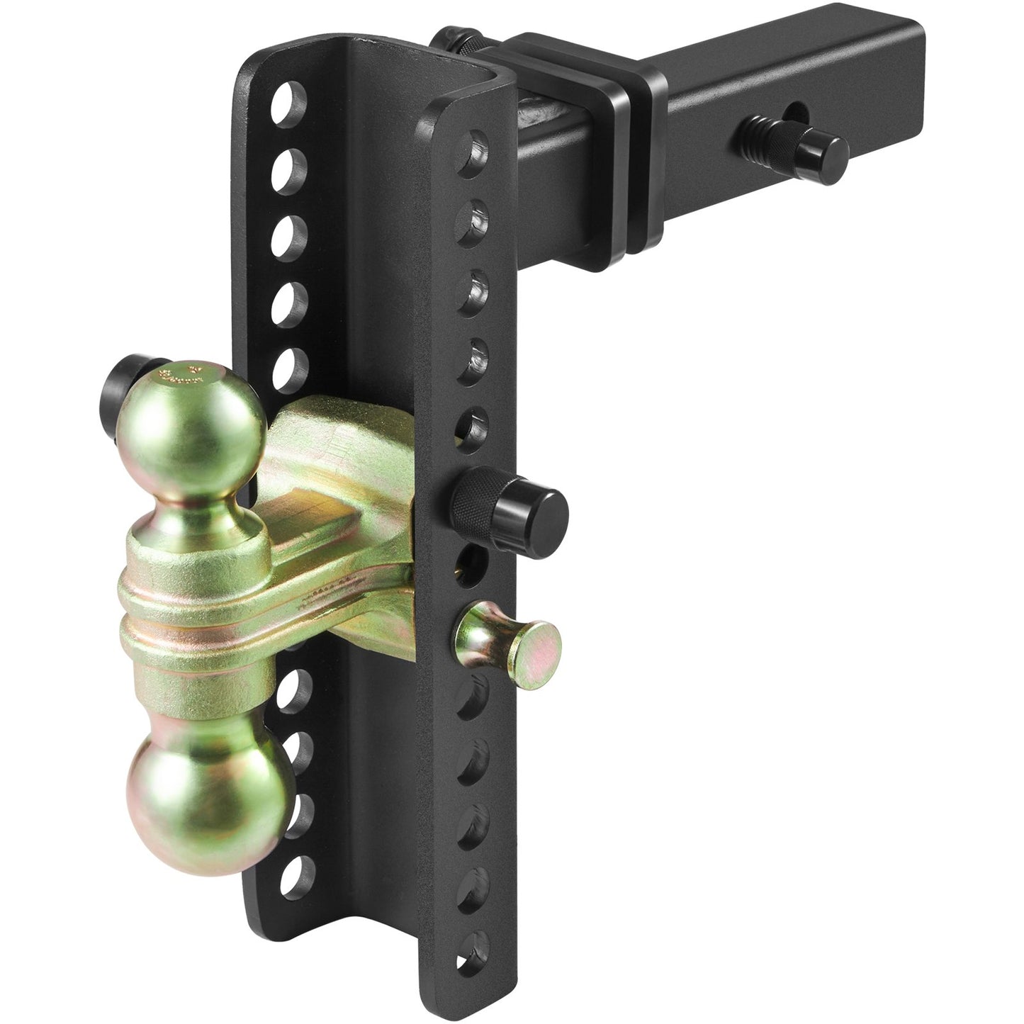 VEVOR Adjustable Trailer Hitch, 25.4 cm Drop & 21.59 cm Rise Hitch Ball Mount with