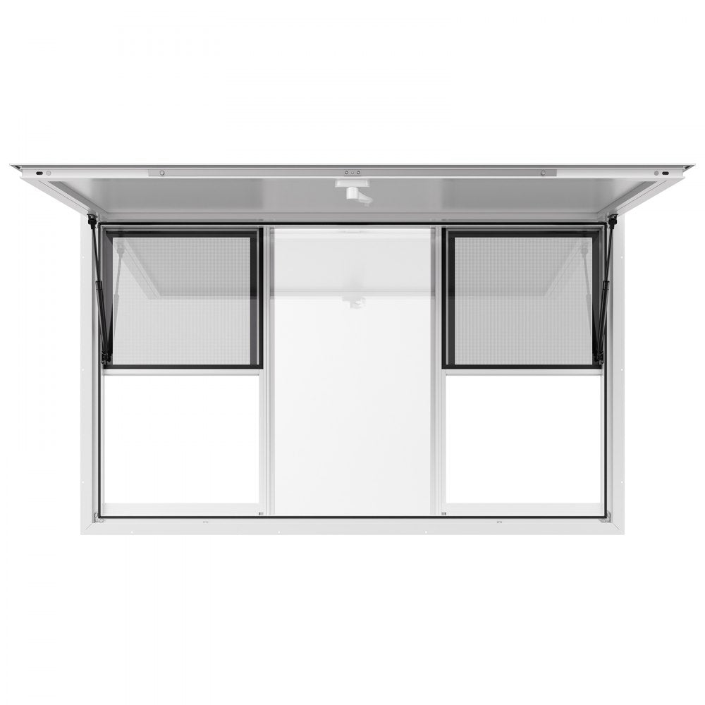 VEVOR 152x92 cm Concession Stand Serving Window Food Truck Service Awning