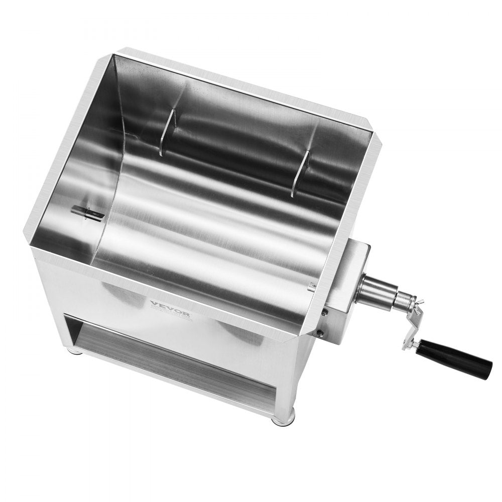 VEVOR Manual Meat Mixer 60L Fixed Tank Mixing Max 60LB for Meat Sausage Mixer