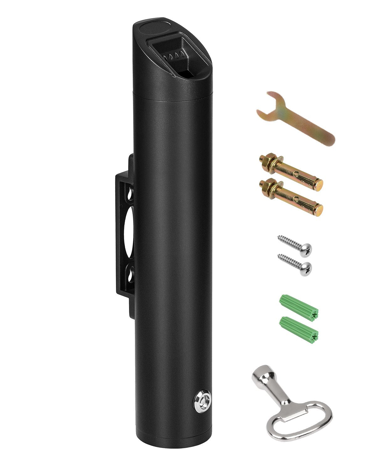 VEVOR Cigarette Butt Receptacle Stainless Steel Wall Mounted Disposal Silver