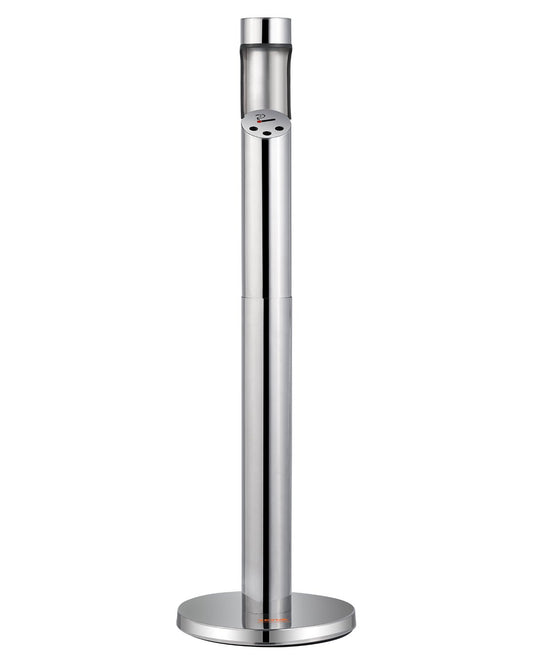 VEVOR Cigarette Butt Receptacle Stainless Steel Cylinder Butt Disposal Silver