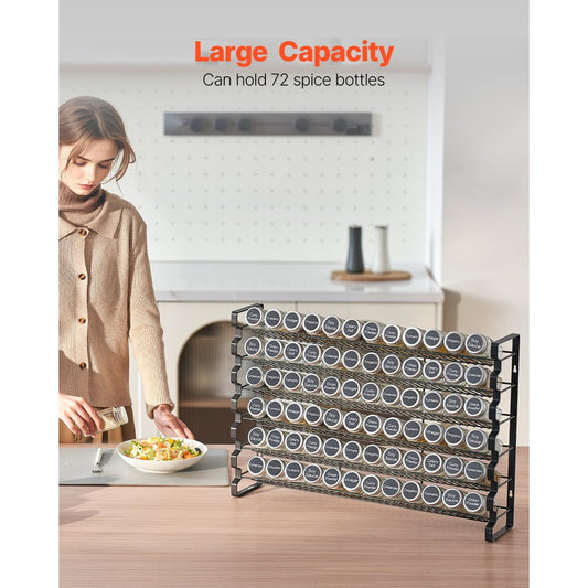 VEVOR Spice Rack Organizer for Cabinet Kitchen Seasoning Organizer 23x16 in