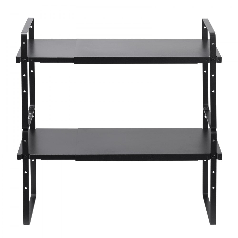VEVOR 2 Tier Cabinet Organizer Shelf Counter Shelves Steel Storage Spice Rack