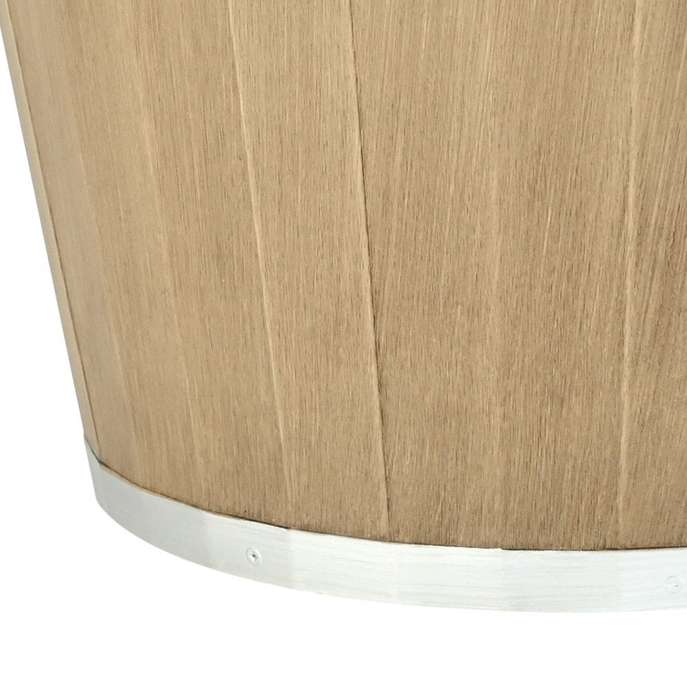 Resin Whiskey Barrel Planter Garden Flower Plant Pot 300 x 300 x 210 mm