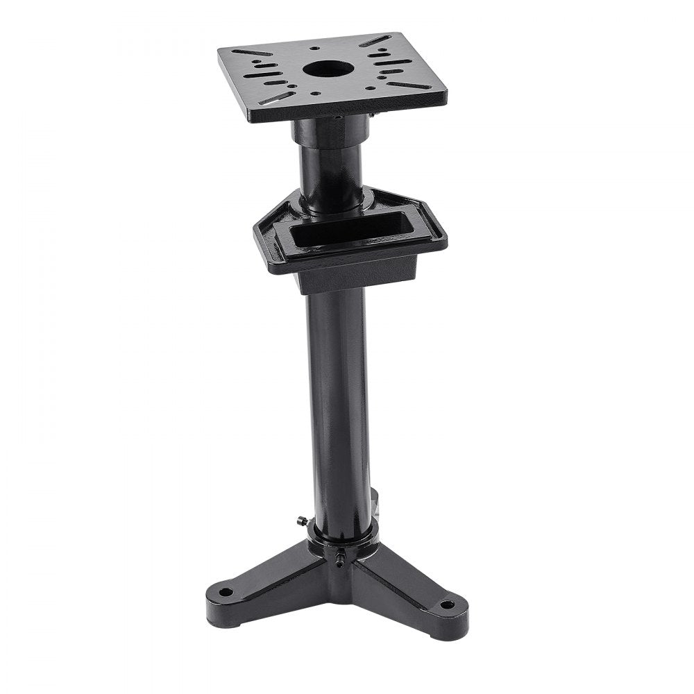 VEVOR Bench Grinder Stand Grinder Vise Floor Pedestal 27 x 27 cm Mounting Plate