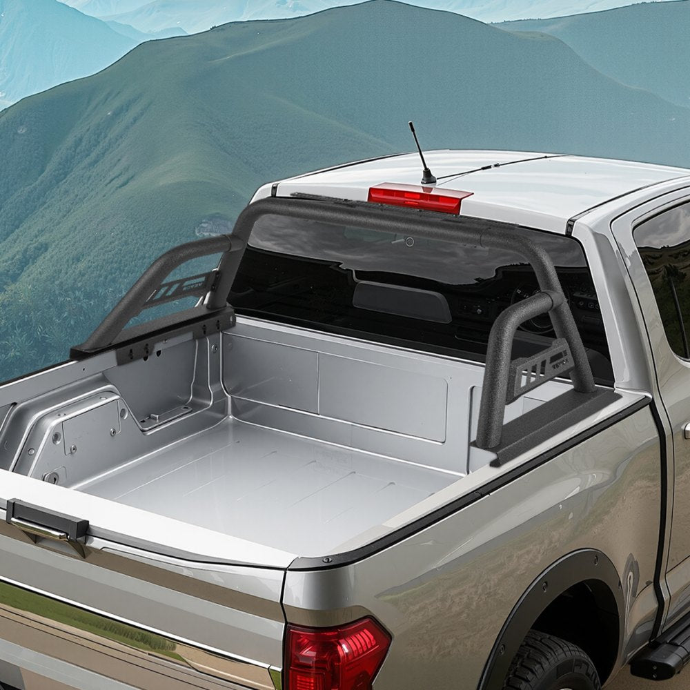VEVOR Truck Bed Roll Bar Universal Chase Rack for Mid-Size Pickup Carbon Steel