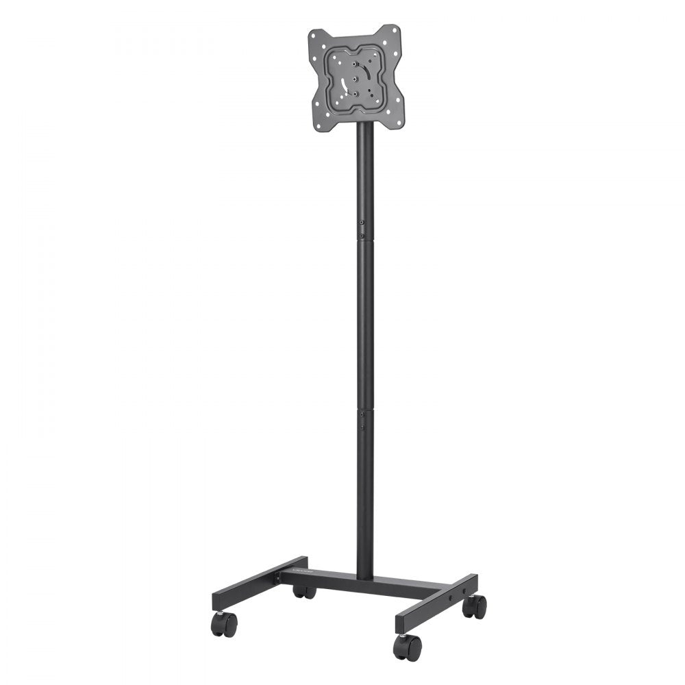 VEVOR Rolling TV Stand Mobile TV Cart Holds Up to 20 kg for 17-55 Inch Screens