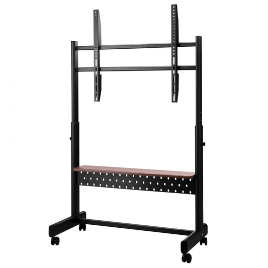 VEVOR Rolling TV Stand Mobile TV Cart Holds Up to 92.99 kg for 55-100 Inch TVs