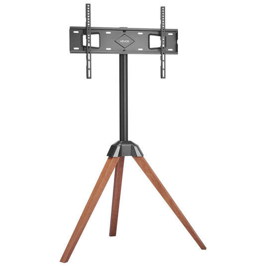 VEVOR Tripod Easel TV Stand Wood Legs Holds up to 45 kg for 40-65 Inch Screens