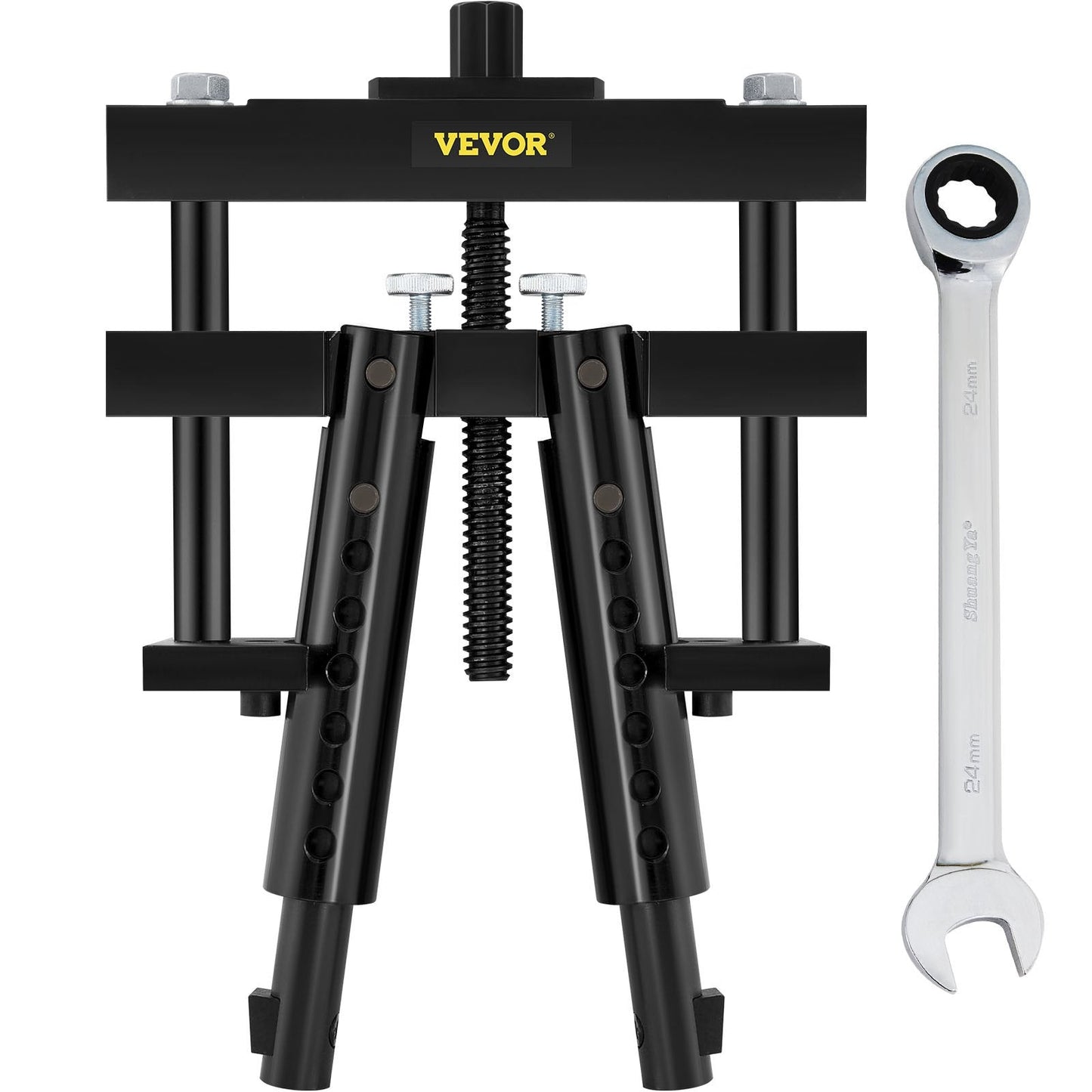 Adjustable Diesel Cylinder Liner Puller for 95-157mm Bore, 10.5 kg Steel Tool