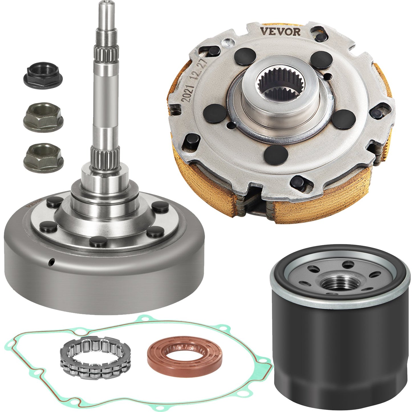 VEVOR Wet Clutch Kits Assembly compatible with UTV ATV 500 700 MSU-500 MSU-700 Massimo