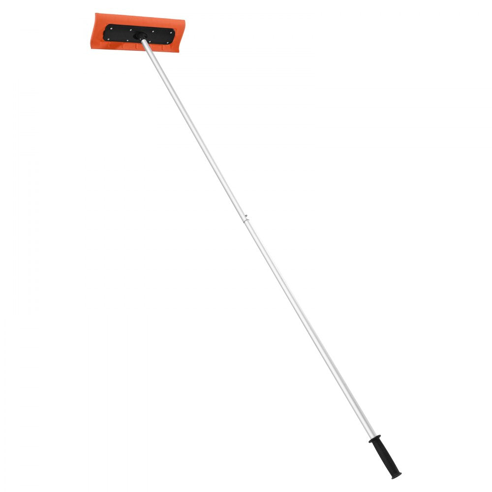 Snow Roof Rake, 45cm Foam Blade, 2.25-5.62 m Adjustable Roof Snow Scraper, Extension Tubes & Non-Slip Handle, Lightweight Snows Removal Tool for House Leaves Debris Clearing