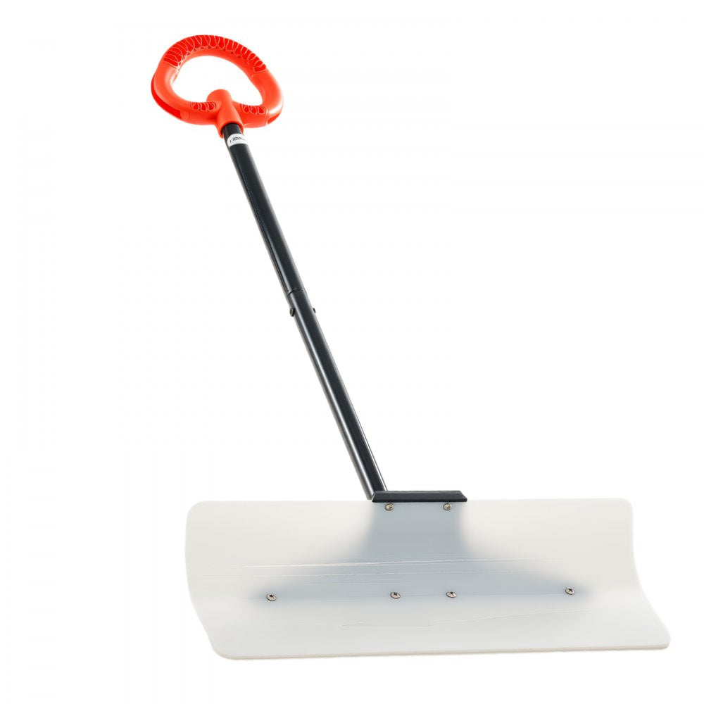 Plastic Snow Pusher Shovel 61 cm Heavy Duty Winter Snow Plow for Driveway