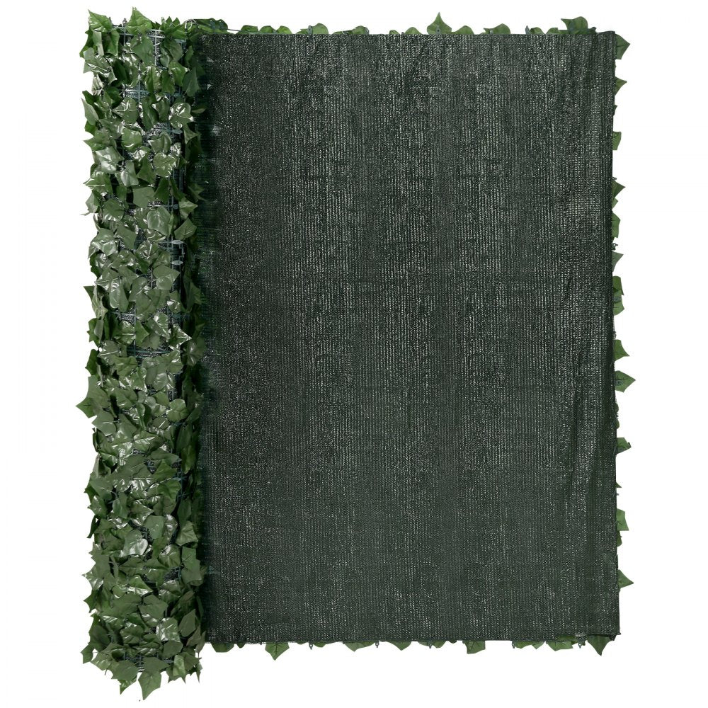 Ivy Privacy Fence, 59 x 98 in Artificial Green Wall Screen, Greenery Ivy Fence with Mesh Cloth Backing and Strengthened Joint, Faux Hedges Vine Leaf Decoration for Outdoor Garden, Yard, Balcony