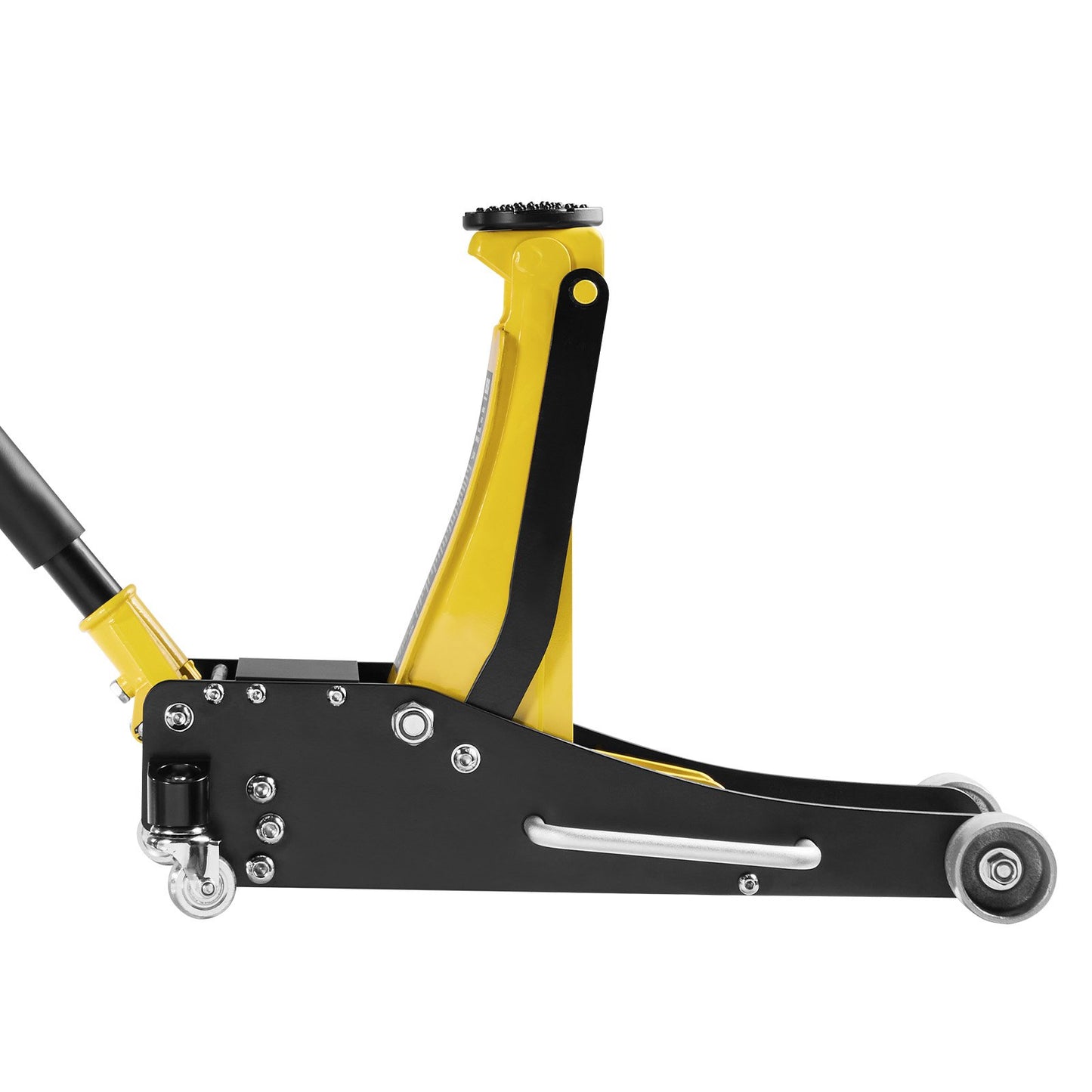 Low Profile Floor Jack, 2.5 Ton Capacity, Aluminum & Steel Racing Floor Jack with Dual Pistons Quick Lift Pump, Hydraulic Trolley Car Lift for Sedans & Compact SUVs, Lifting Range 95-475 mm