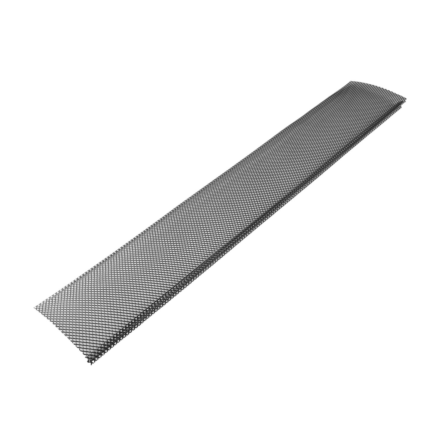 Gutter Guard, 152.4 mm Powder-Coated Steel Gutter Screen, Heavy-Duty 36.58 m Length, 1.02 mm Thick, Leaf Guard for Debris and Leaves, Easy DIY, Fits 152.4 mm Standard Systems, 40 Pack, Black