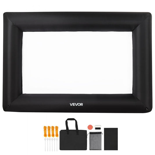 VEVOR 14 ft Inflatable Movie Screen 16:9 600D Movie Projector with Portable Bag