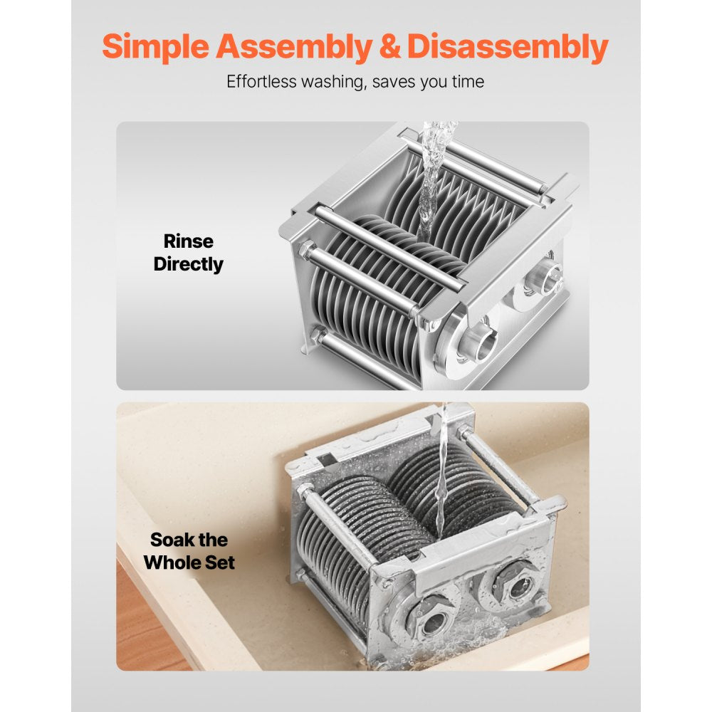 Meat Cutter Machine Blade 7 mm Stainless Steel for SJY-DQ90 Meat Slider